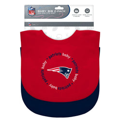 New England Patriots - Baby Bibs 2-Pack - Red & Navy