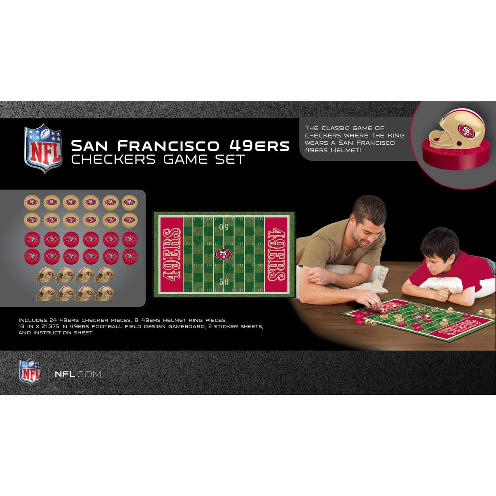 San Francisco 49ers Checkers Board Game (ONLINE ORDER ONLY)