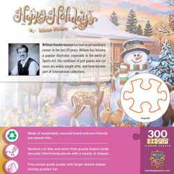 Happy Holidays - Winter Visitors 300 Piece EZ Grip Jigsaw Puzzle (ONLINE ORDER ONLY)