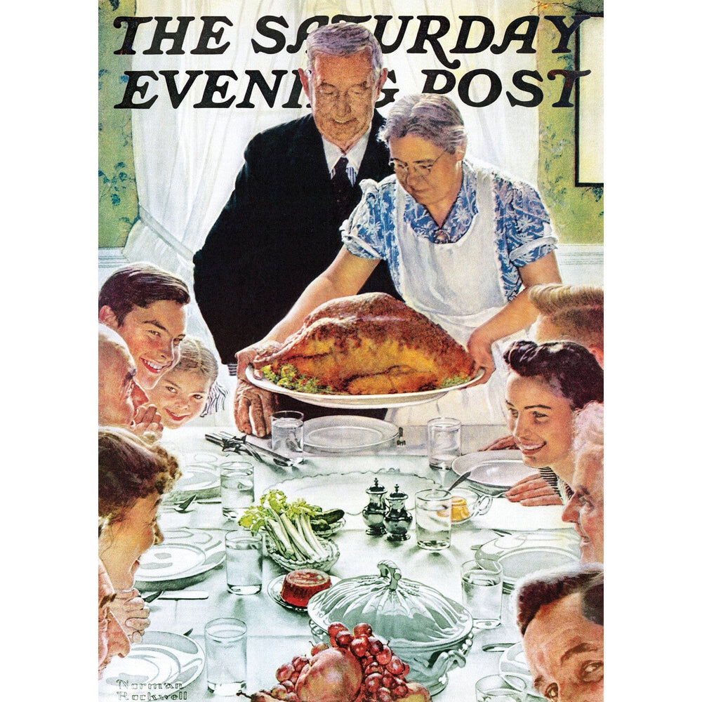 Saturday Evening Post - Freedom from Want 1000 Piece Jigsaw Puzzle (ONLINE ORDER ONLY)