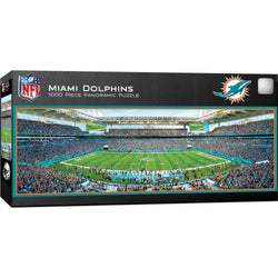 Miami Dolphins - 1000 Piece Panoramic Jigsaw Puzzle (ONLINE ORDER ONLY)