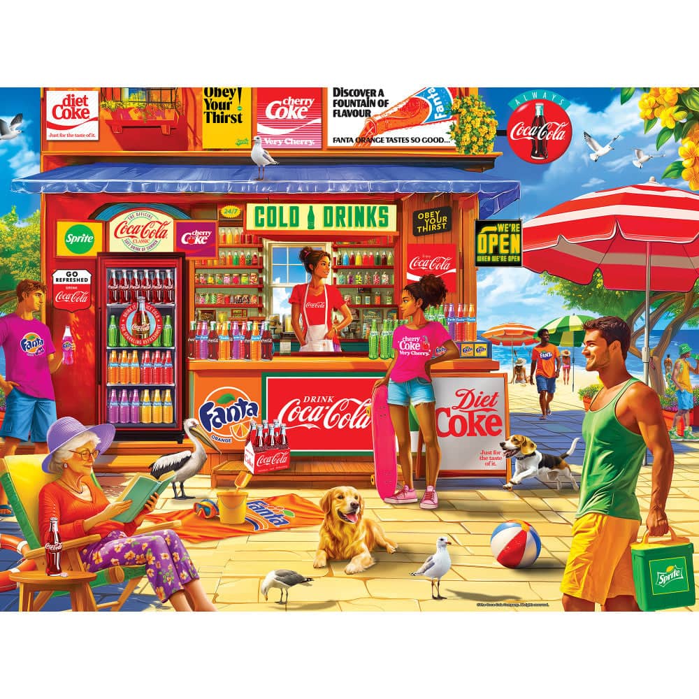 Coca-Cola - Tastes of Summer 300 Piece EZ Grip Jigsaw Puzzle