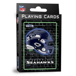 Seattle Seahawks Neon-Styled Playing Cards - 54 Card Deck (ONLINE ORDER ONLY)