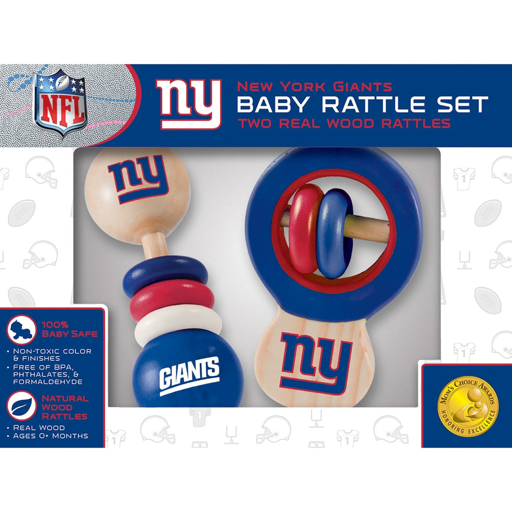 New York Giants - Baby Rattles 2-Pack (ONLINE ORDER ONLY)