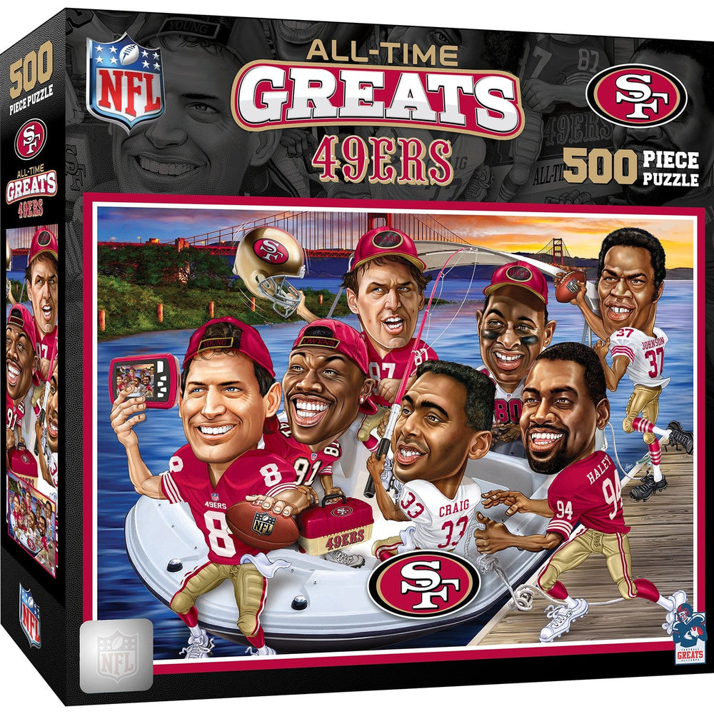 San Francisco 49ers - All Time Greats 500 Piece Jigsaw Puzzle (ONLINE ORDER ONLY)