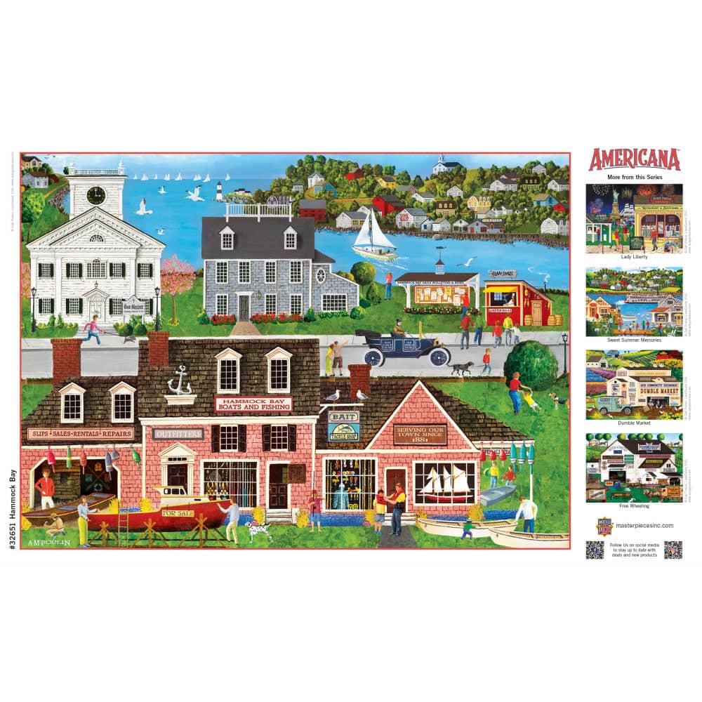 Americana - Hammock Bay 500 Piece EZ Grip Jigsaw Puzzle