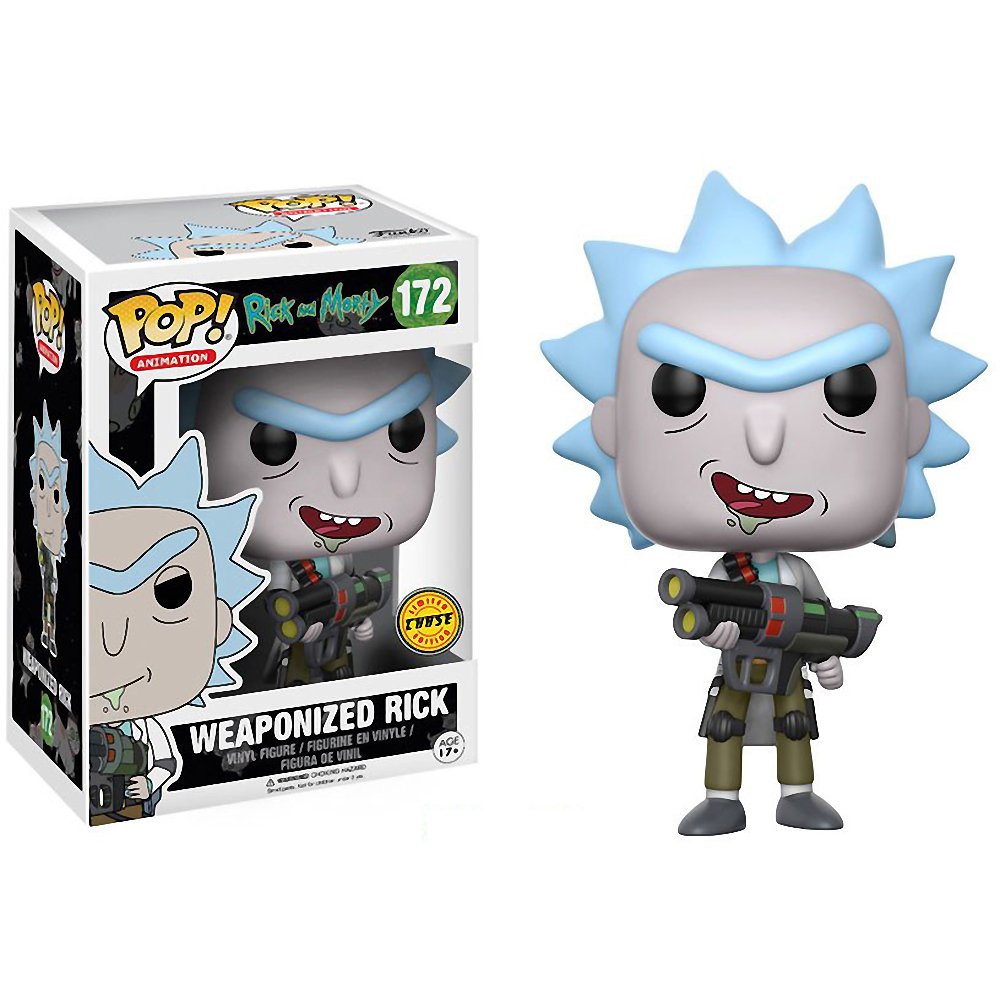 Funko POP! Animation: Rick and Morty - Weaponized Rick 172 LIMITED EDITION CHASE (ONLINE ORDER ONLY)