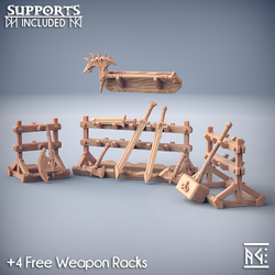 3D Printed Artisan Guild Standalone Barbarian Weapons & Hands Dragonpeak Barbarians 28mm 32mm (Online Only)