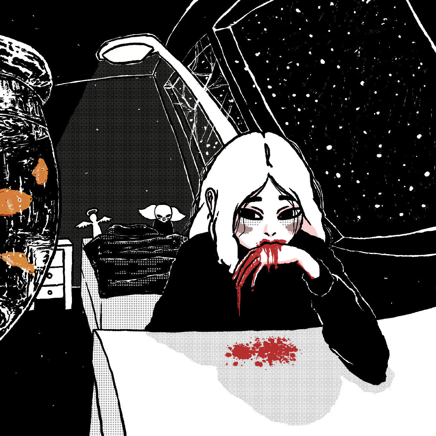 Hornet Disaster (Clear With Red Splatter ‚Äúblood Online‚Äù Vinyl) [Vinyl] (ONLINE ORDER ONLY)