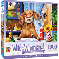 Wild & Whimsical - The Three S's 1000 Piece Jigsaw Puzzle (ONLINE ORDER ONLY)