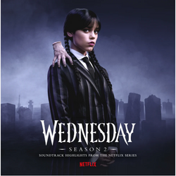 Wednesday: Season 2 (Soundtrack Highlights from the Netflix Series) (Purple & Black Blended Transparent) [Vinyl] (ONLINE ORDER ONLY)