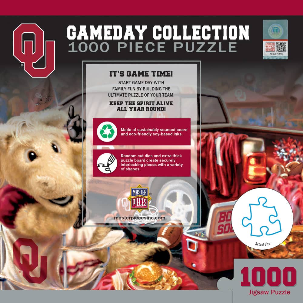 Oklahoma Sooners - Gameday 1000 Piece Jigsaw Puzzle