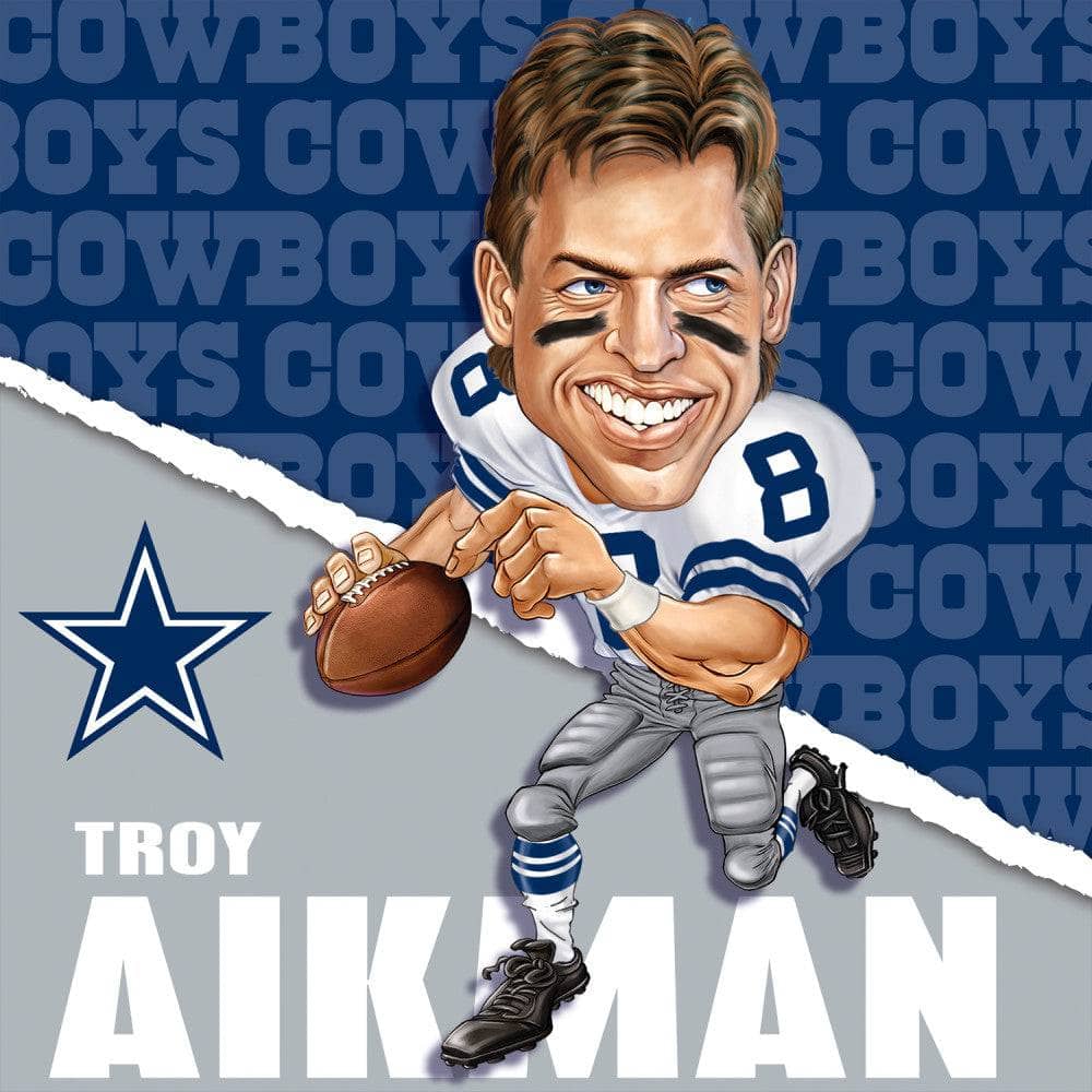Dallas Cowboys All-Time Greats - Troy Aikman 100 Piece Jigsaw Puzzle