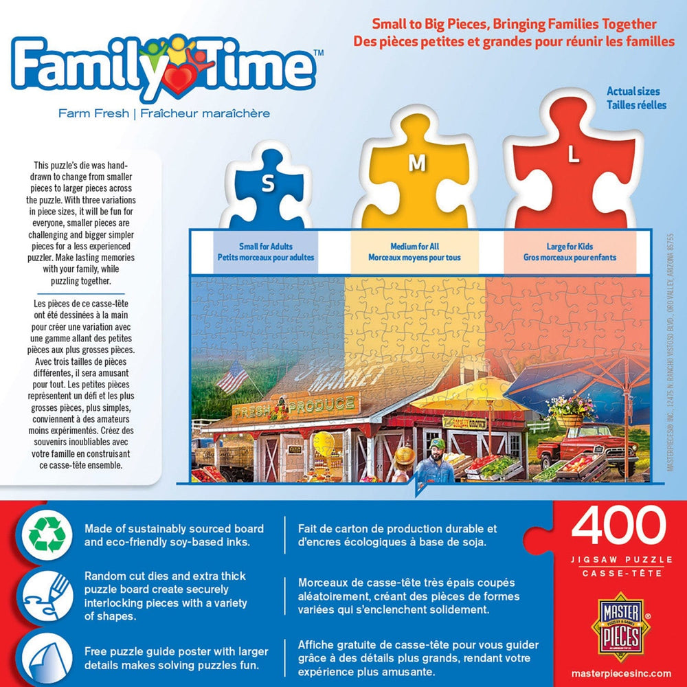 Family Time - Farm Fresh 400 Piece Jigsaw Puzzle (ONLINE ORDER ONLY)