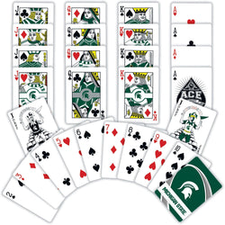 Michigan State Spartans Playing Cards - 54 Card Deck (ONLINE ORDER ONLY)
