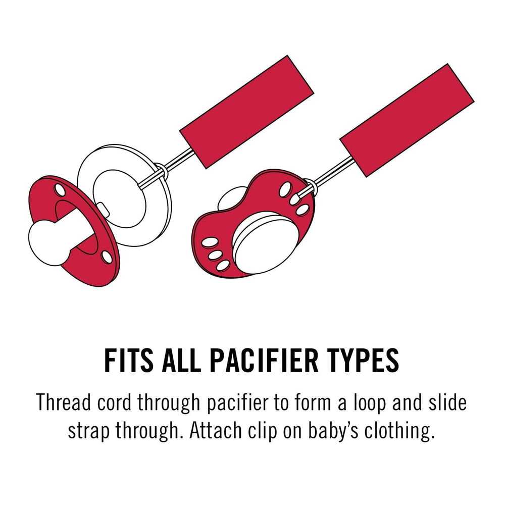 New York Giants - Pacifier Clip 2-Pack