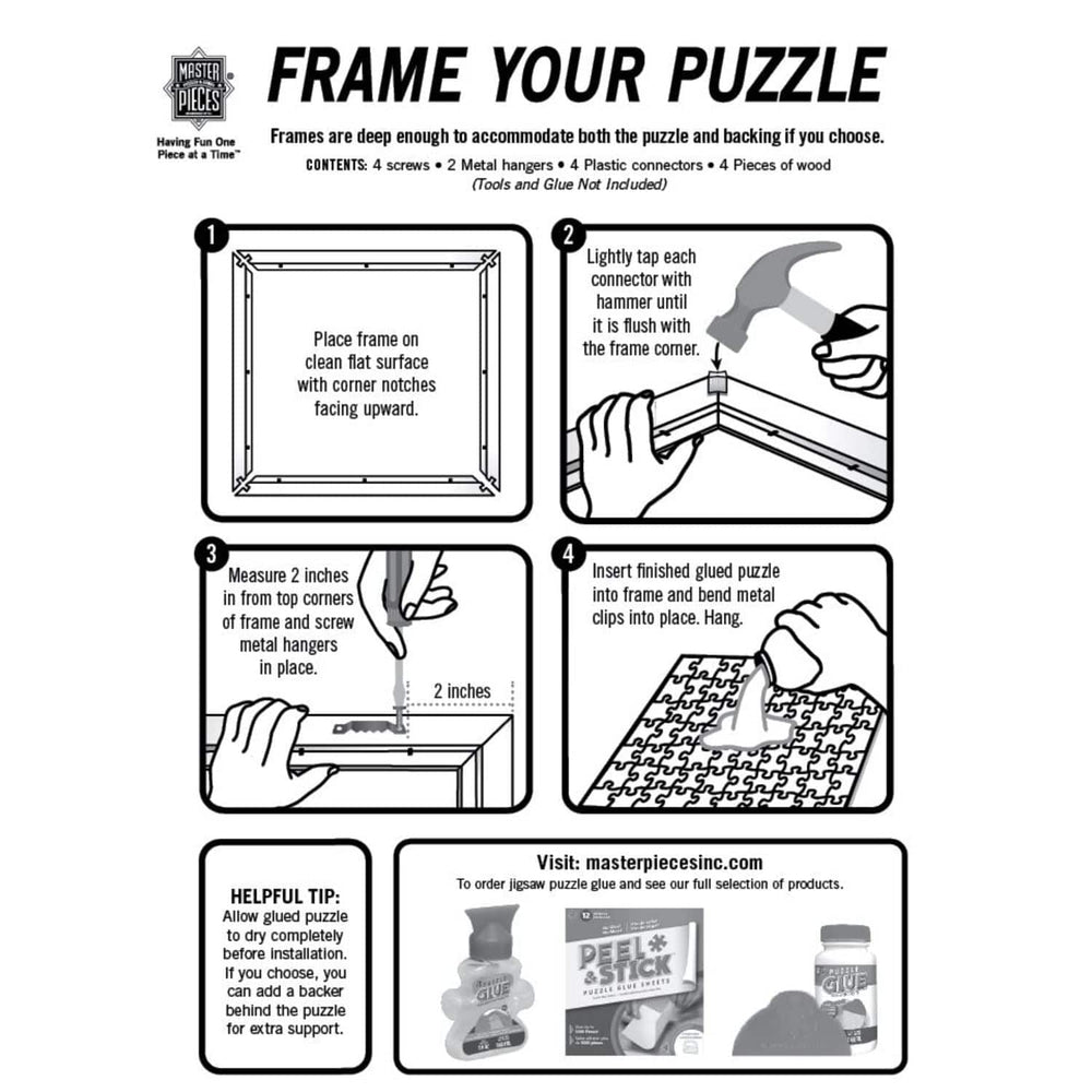 Wood Panoramic Jigsaw Puzzle Frame - 13" x 39" (ONLINE ORDER ONLY)