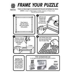 Wood Panoramic Jigsaw Puzzle Frame - 13" x 39" (ONLINE ORDER ONLY)