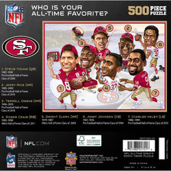 San Francisco 49ers - All-Time Greats 500 Piece Jigsaw Puzzle