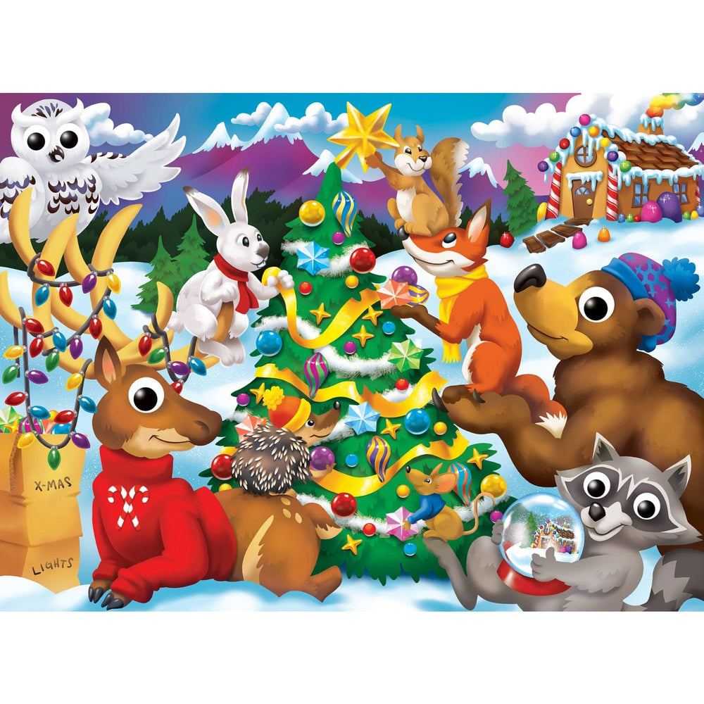 Googly Eyes - Around the Christmas Tree 48 Piece Jigsaw Puzzle (ONLINE ORDER ONLY)