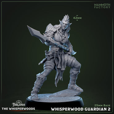 Whisperwood Guardian: Sculpt 2 (Male Wood Elf Fighter) (ONLINE ORDER ONLY)