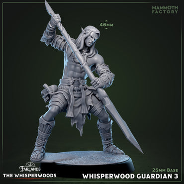 Whisperwood Guardian: Sculpt 3 (Male Wood Elf Fighter) (ONLINE ORDER ONLY)