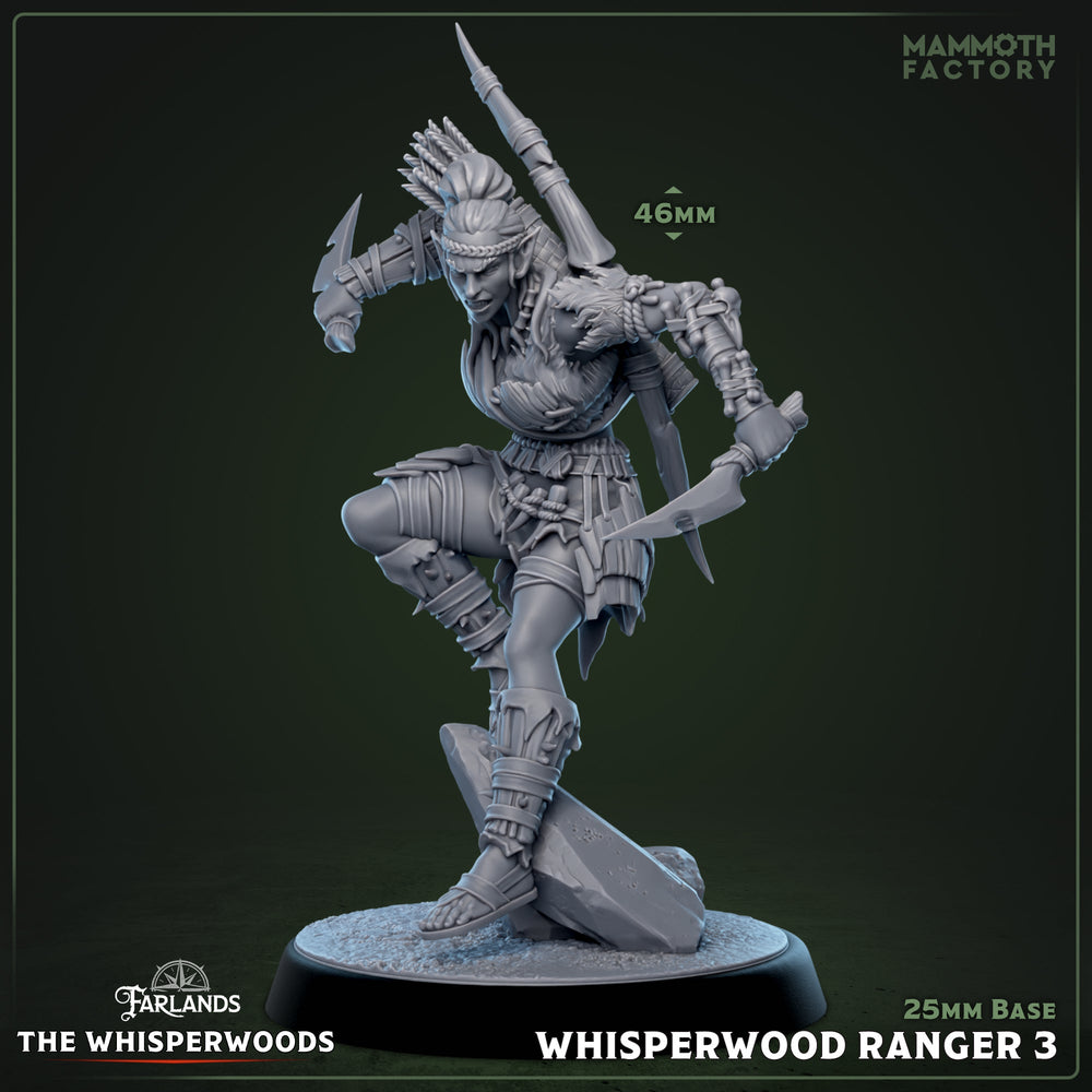 Whisperwood Ranger: Sculpt 3 (Female Wood Elf Archer) (ONLINE ORDER ONLY)
