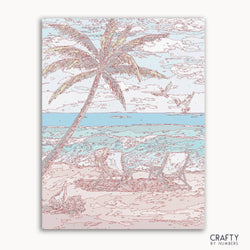 White Sand Sunlounger (ONLINE ORDER ONLY)