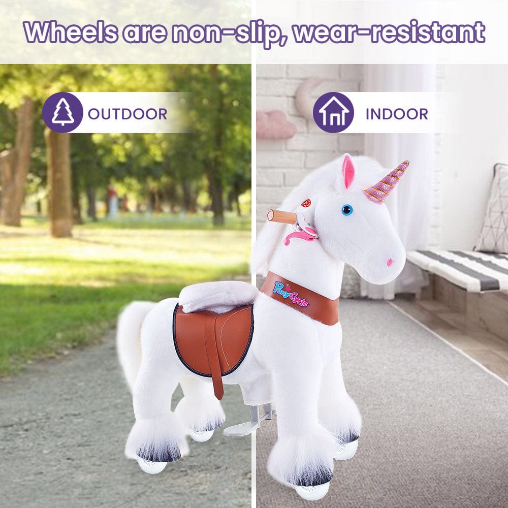 Model U® Unicorn Ride-On Toy Age 3–4 – White