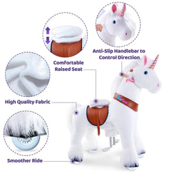 Model U® Unicorn Ride-On Toy Age 3–4 – White