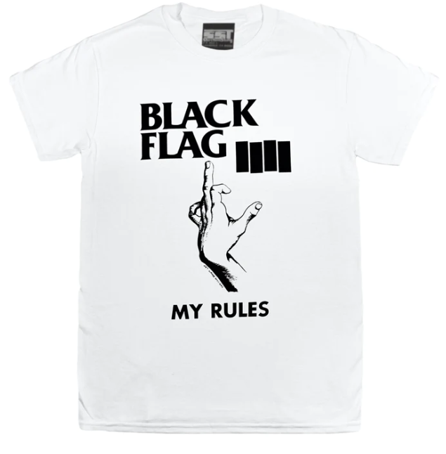 Black Flag - My Rules [T-Shirt] (ONLINE ORDER ONLY)