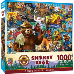 Smokey Bear Posters 1000 Piece Jigsaw Puzzle (ONLINE ORDER ONLY)