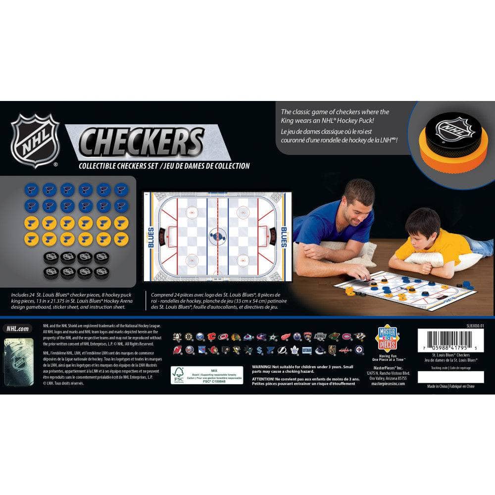 St. Louis Blues Checkers Board Game (ONLINE ORDER ONLY)