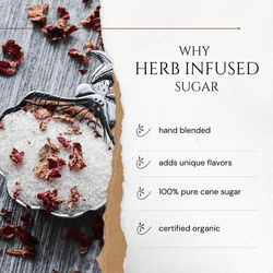 Lemon Peel infused artisan culinary sugar (ONLINE ORDER ONLY)