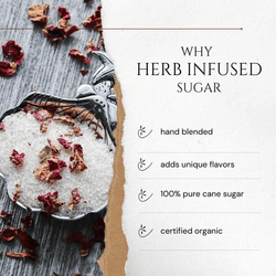 Pacific Northwest Mint infused artisan culinary sugar (ONLINE ORDER ONLY)