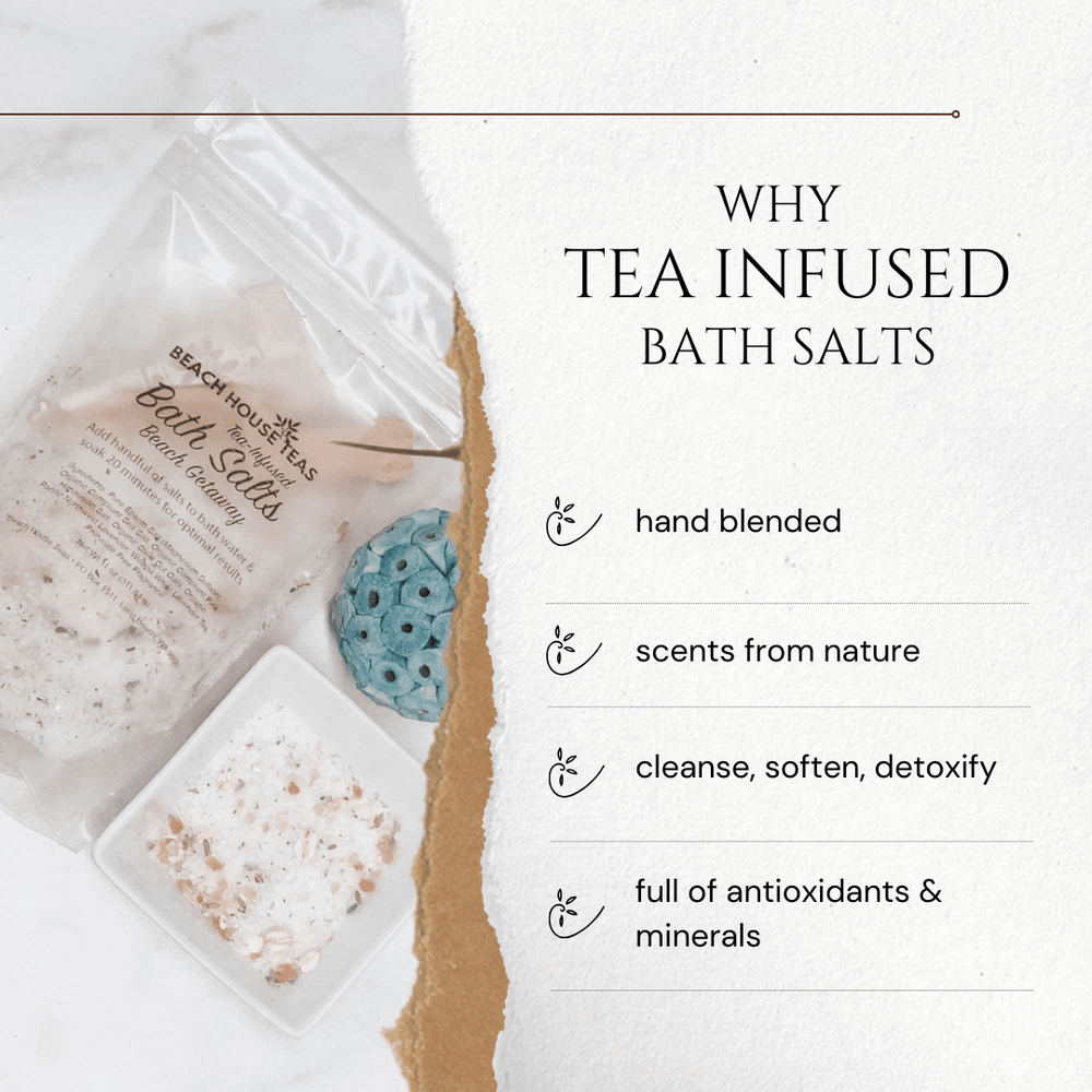 Romantic Getaway Tea-Infused Bath Salts (ONLINE ORDER ONLY)