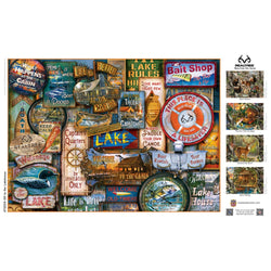 Realtree - Off to the Lakehouse 1000 Piece Jigsaw Puzzle (ONLINE ORDER ONLY)
