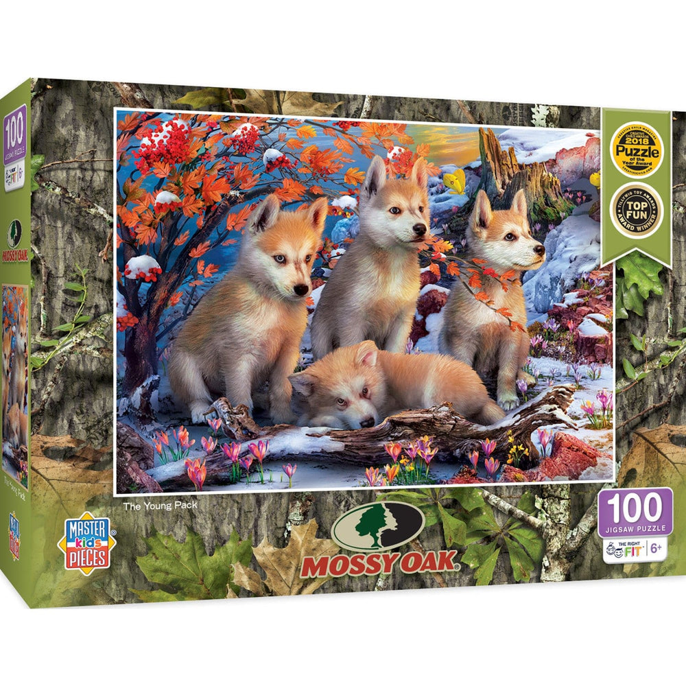 Mossy Oak - The Young Pack 100 Piece Jigsaw Puzzle (ONLINE ORDER ONLY)