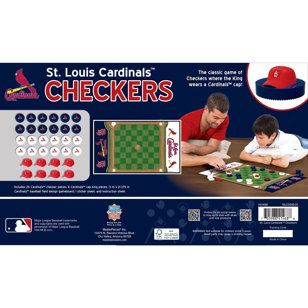 St. Louis Cardinals Checkers Board Game (ONLINE ORDER ONLY)