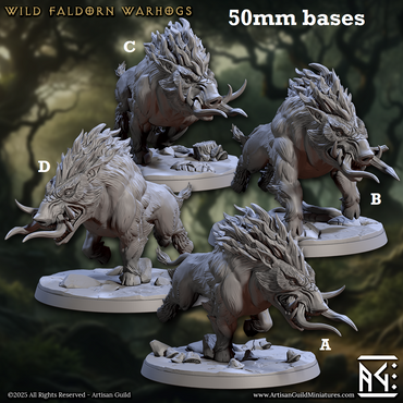 Wild Faldorn Warhogs (Boars / Warthogs) (Online Order Only)