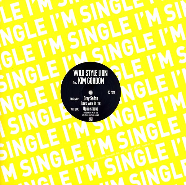 WILD STYLE LION (FEAT. KIM GORDON) - Wild Style Lion [Vinyl] (ONLINE ORDER ONLY)