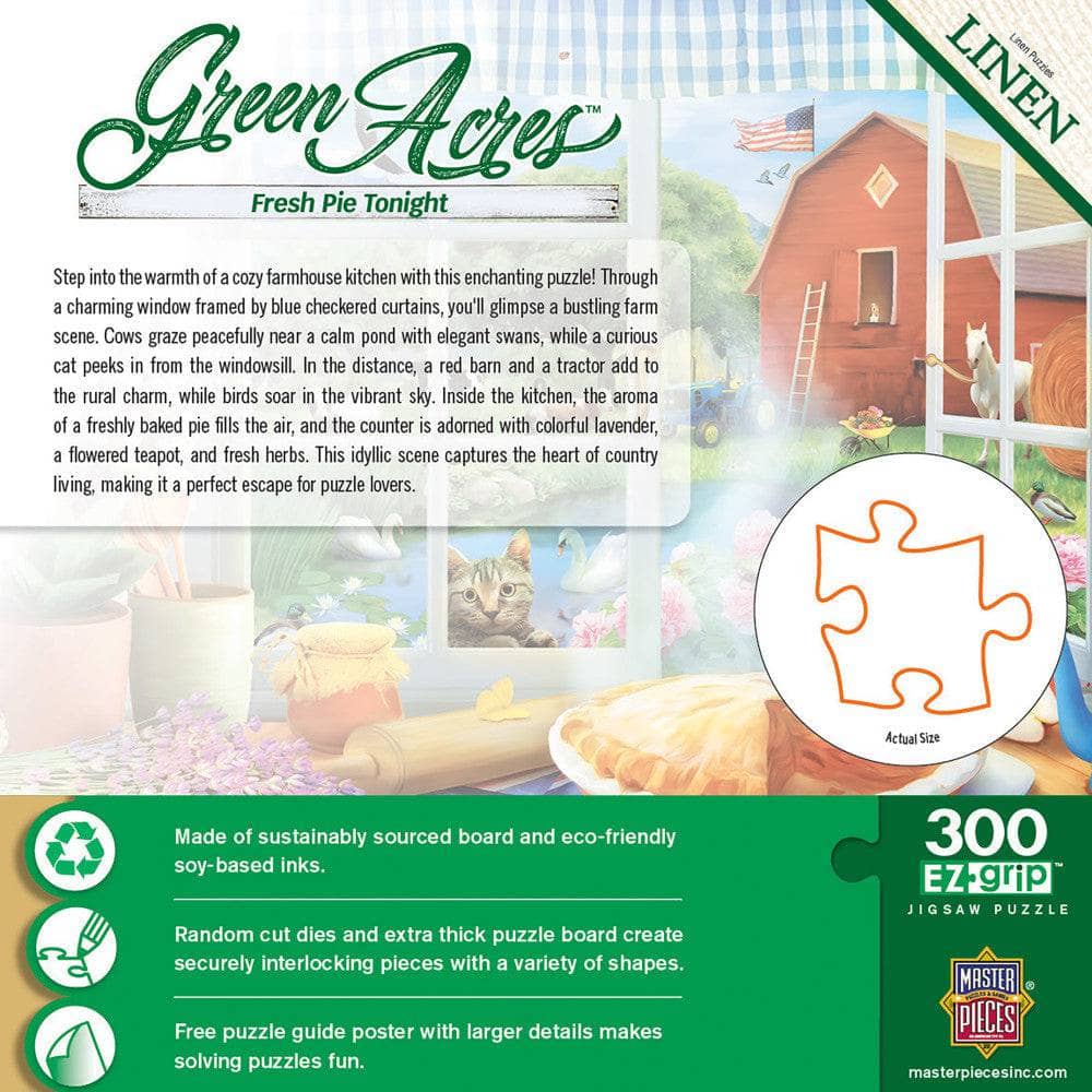 Green Acres - Fresh Pie Tonight 300 Piece EZ Grip Jigsaw Puzzle (ONLINE ORDER ONLY)