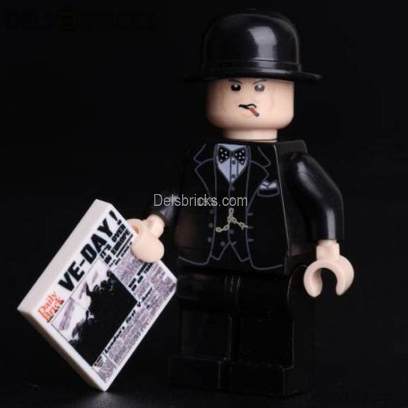 World War 2 British Prime Minister Winston Churchill Best Lego Minifigures Custom Toys (ONLINE ORDER ONLY)