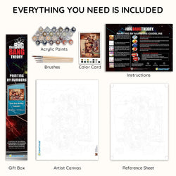 The Big Bang Theory - Paint By Numbers Kit