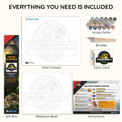 Jurassic World Rebirth - Paint By Numbers Kit