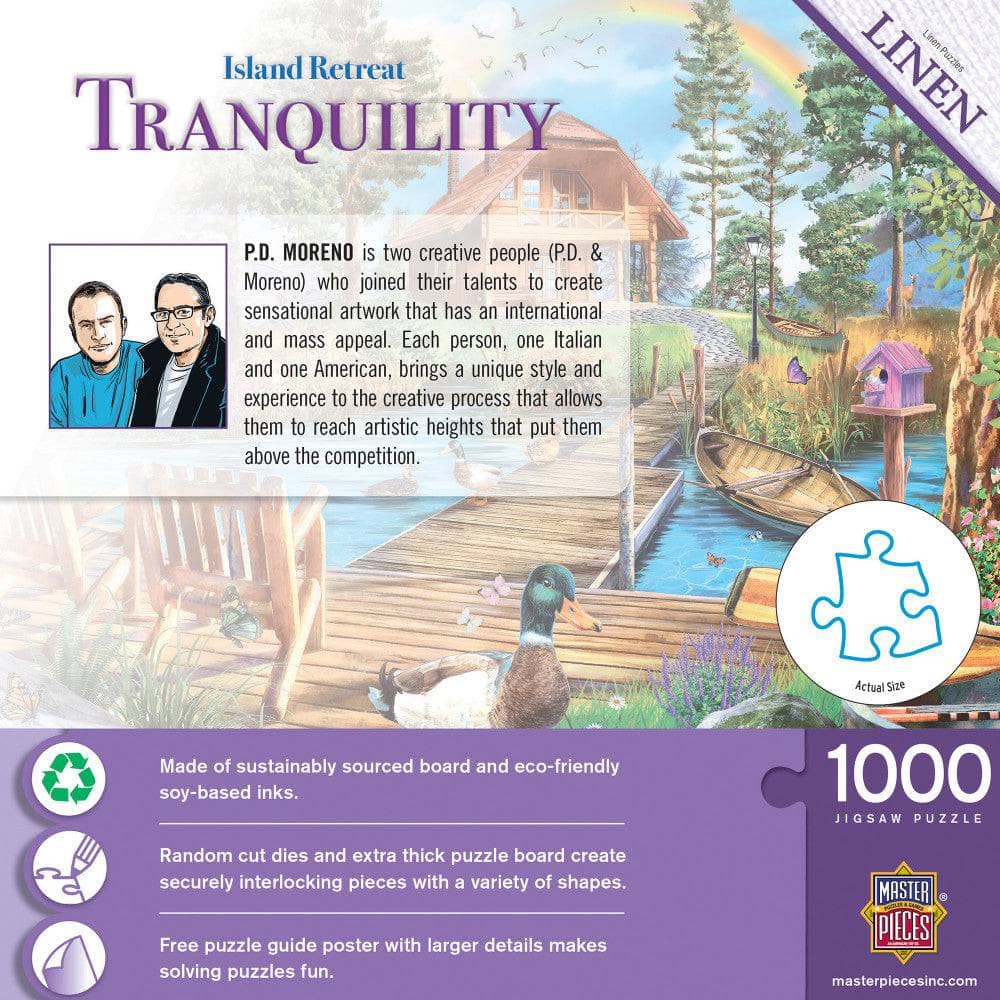 Tranquility - Island Retreat 1000 Piece Jigsaw Puzzle