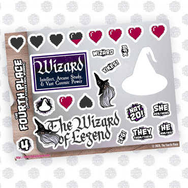 Wizard Laptop Stickers (ONLINE ORDER ONLY)
