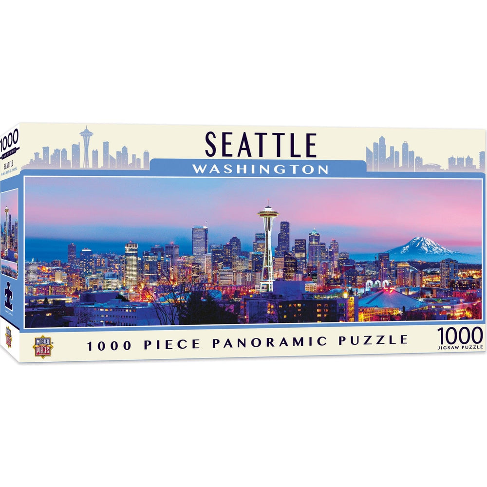 Seattle, Washington 1000 Piece Panoramic Jigsaw Puzzle (ONLINE ORDER ONLY)