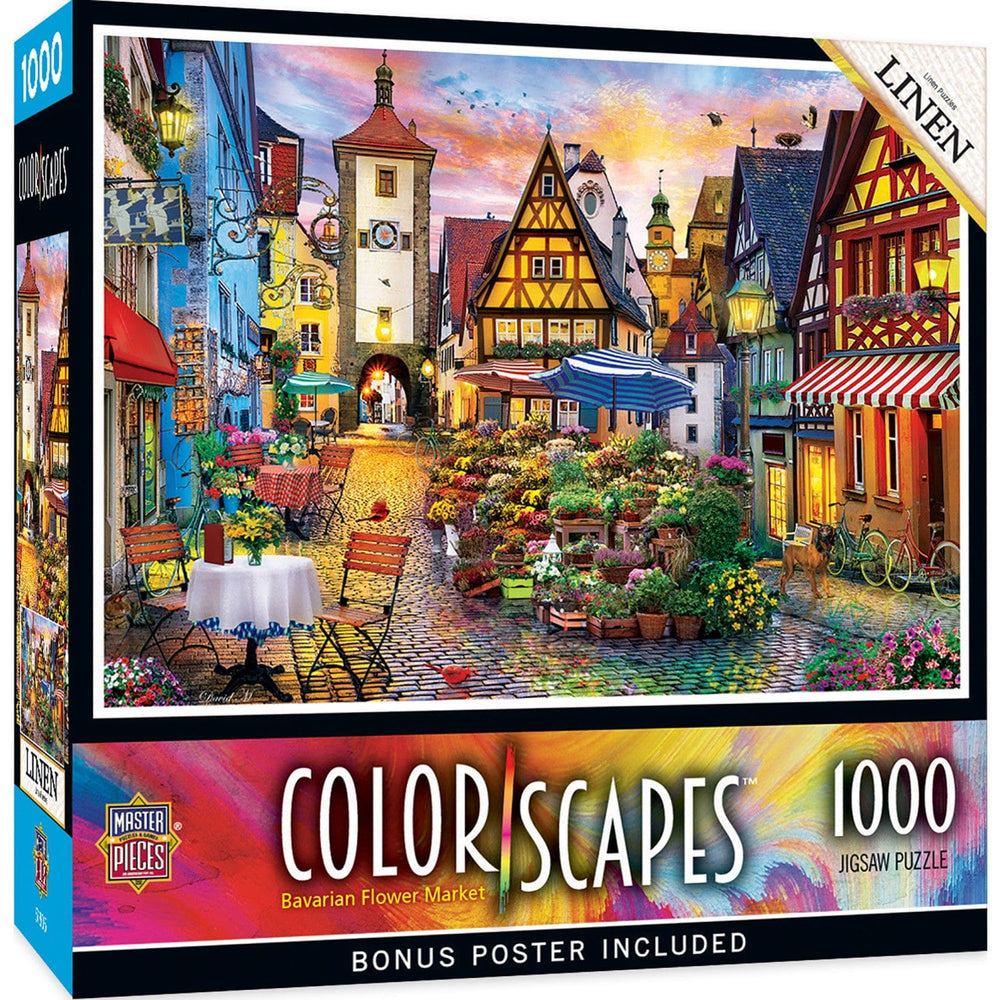 Colorscapes - Bavarian Flower Market 1000 Piece Jigsaw Puzzle (ONLINE ORDER ONLY)