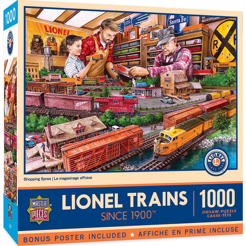 Lionel Trains - Shopping Spree 1000 Piece Jigsaw Puzzle (ONLINE ORDER ONLY)